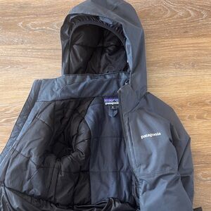 Patagonia Kids Charcoal Puffer Jacket